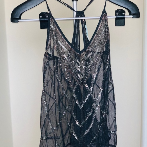 Kimchi Blue Sheer Top Black - Picture 7 of 8